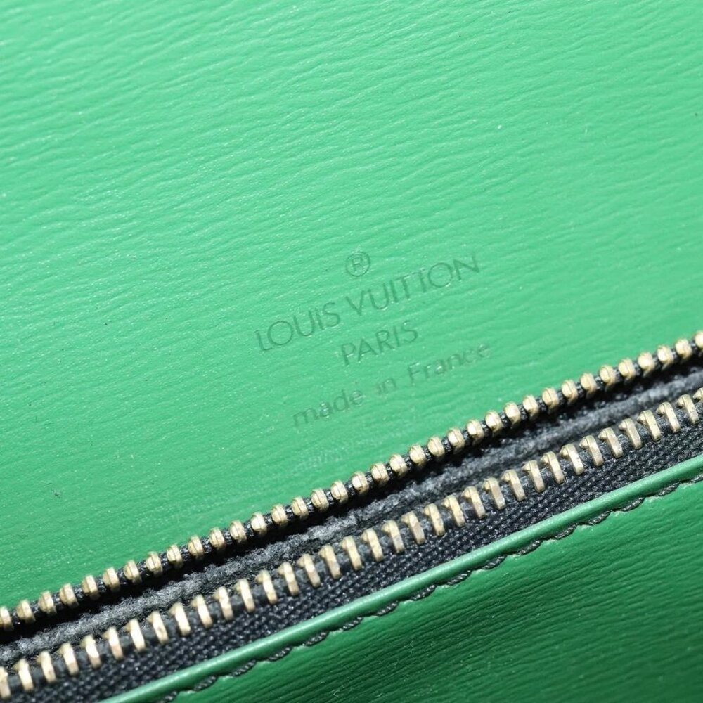 LOUIS VUITTON Epi Free Run Shoulder Bag Green Black M52414 LV Auth - Picture 12 of 16